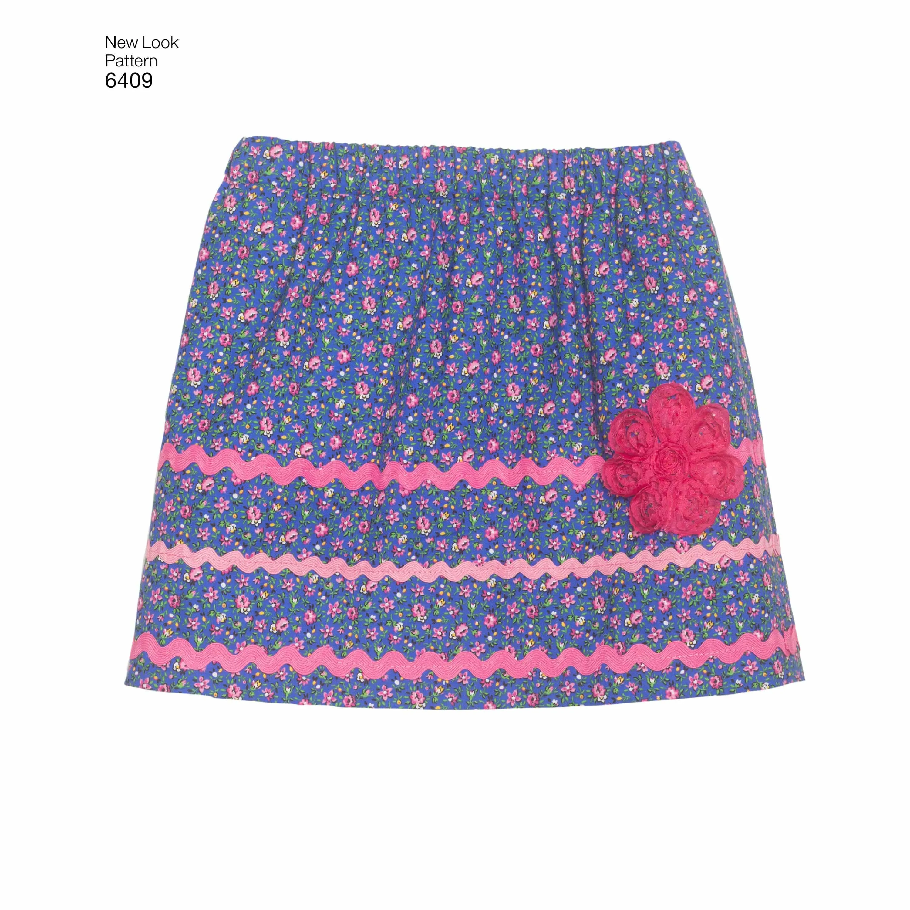 6409 Child's Pull-On Skirts