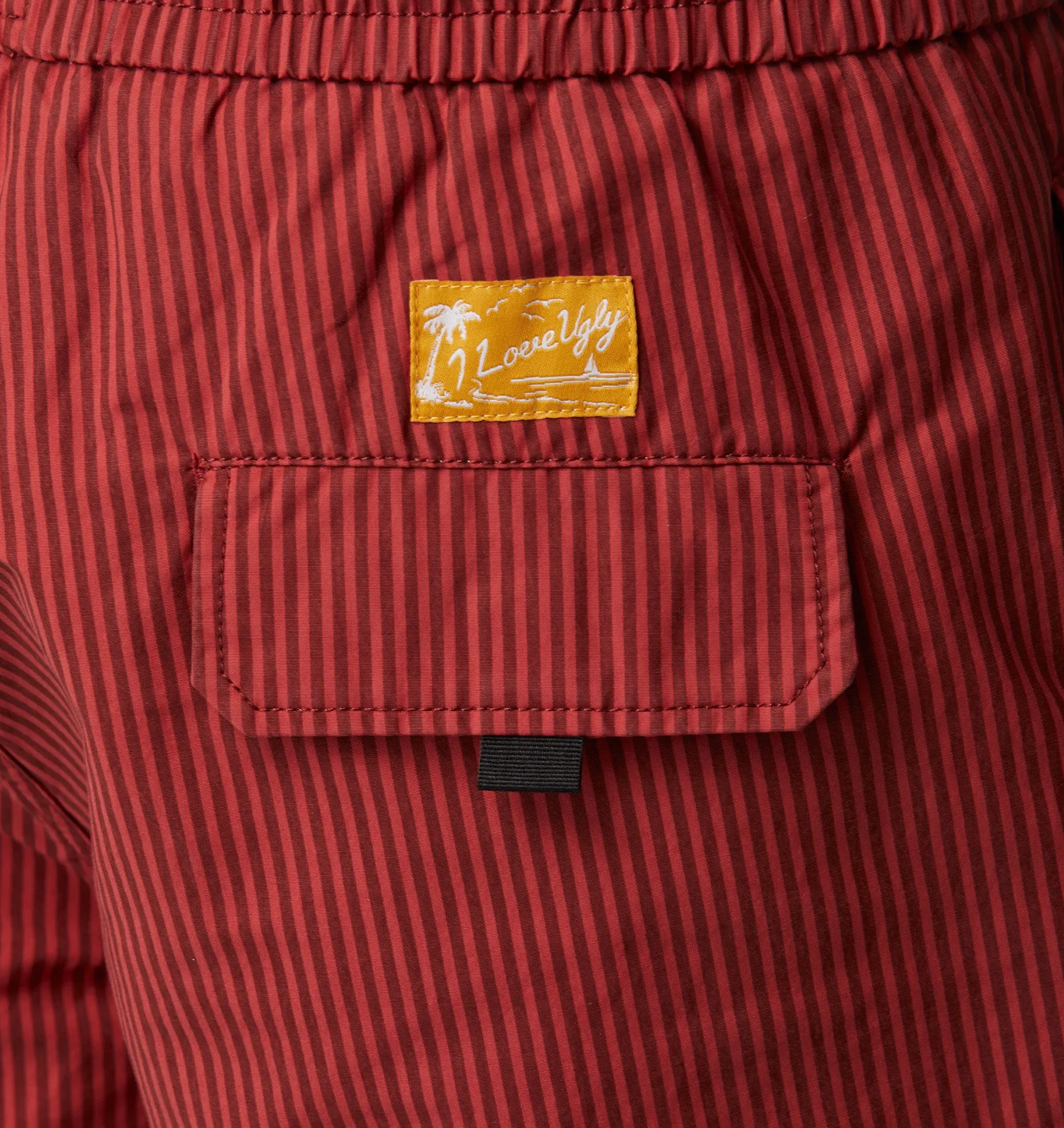 Beach Short - Red Stripe