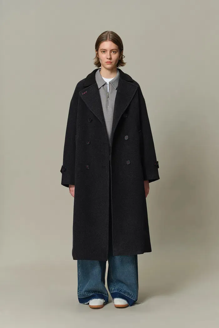 Brandt Wool Coat in Wool