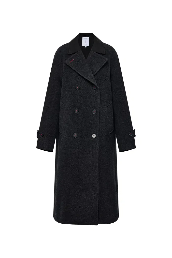 Brandt Wool Coat in Wool