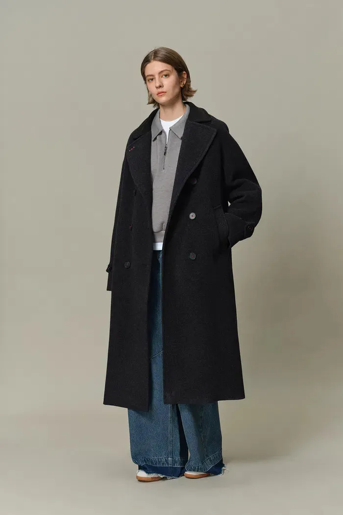 Brandt Wool Coat in Wool