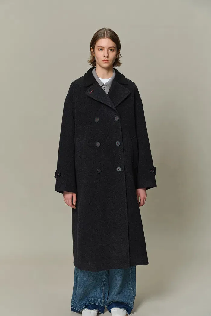 Brandt Wool Coat in Wool