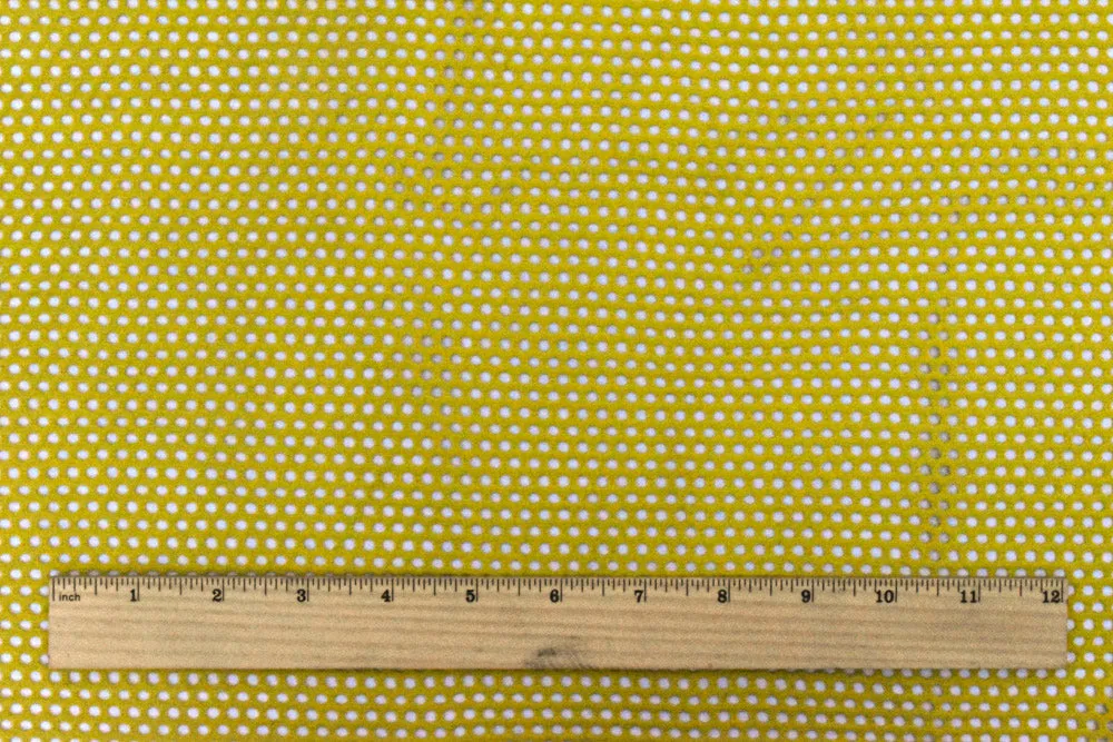 Chartreuse Yellow Famous Maker Mesh Stretch Yoga Activewear Knit Fabric