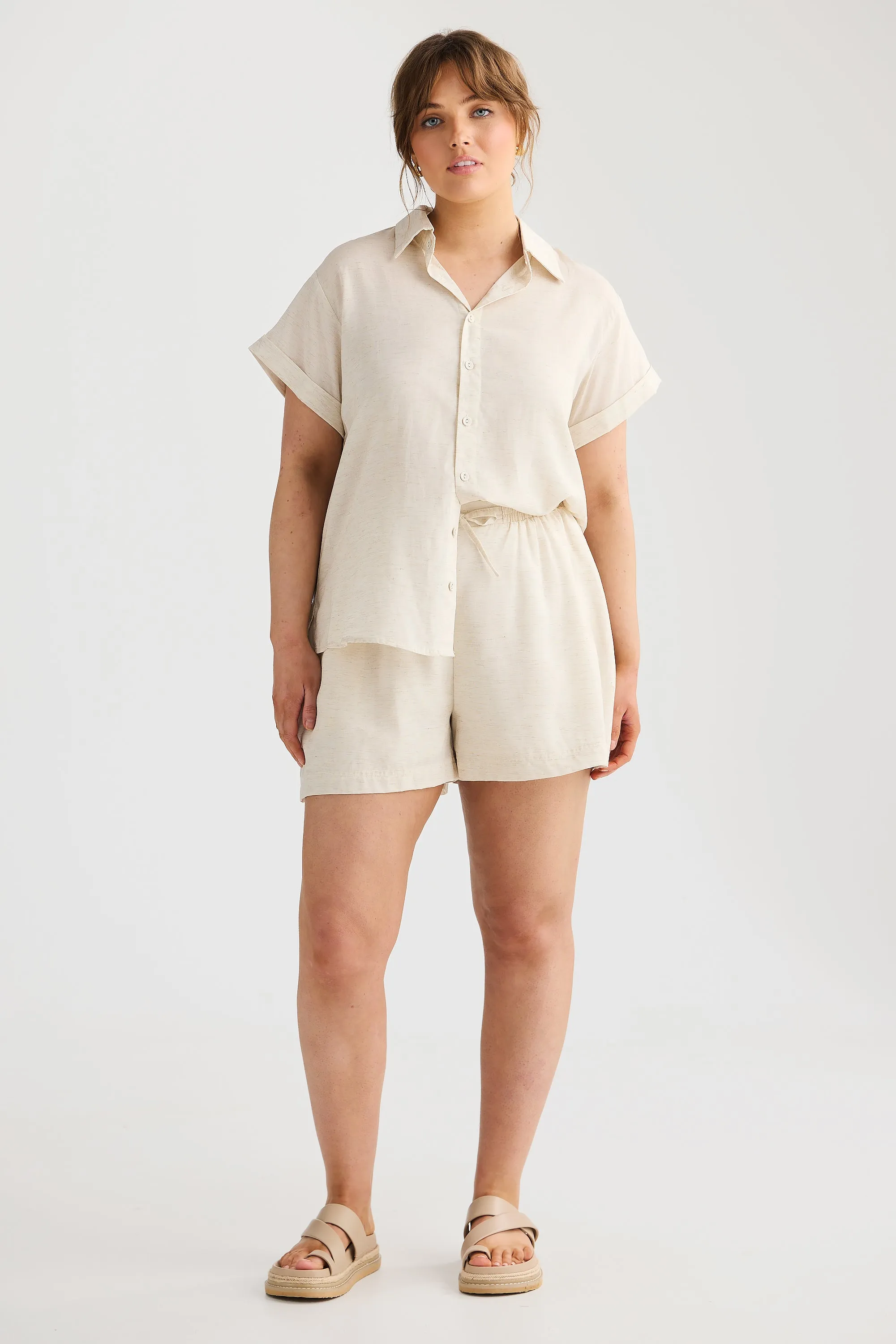 Core Short Sleeve Shirt - Natural