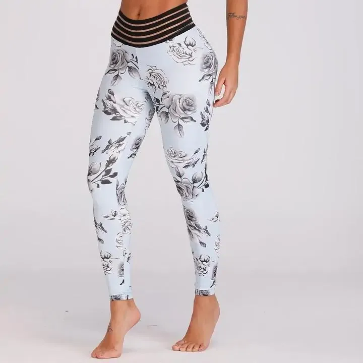 Floral Pocket Push Up Leggings