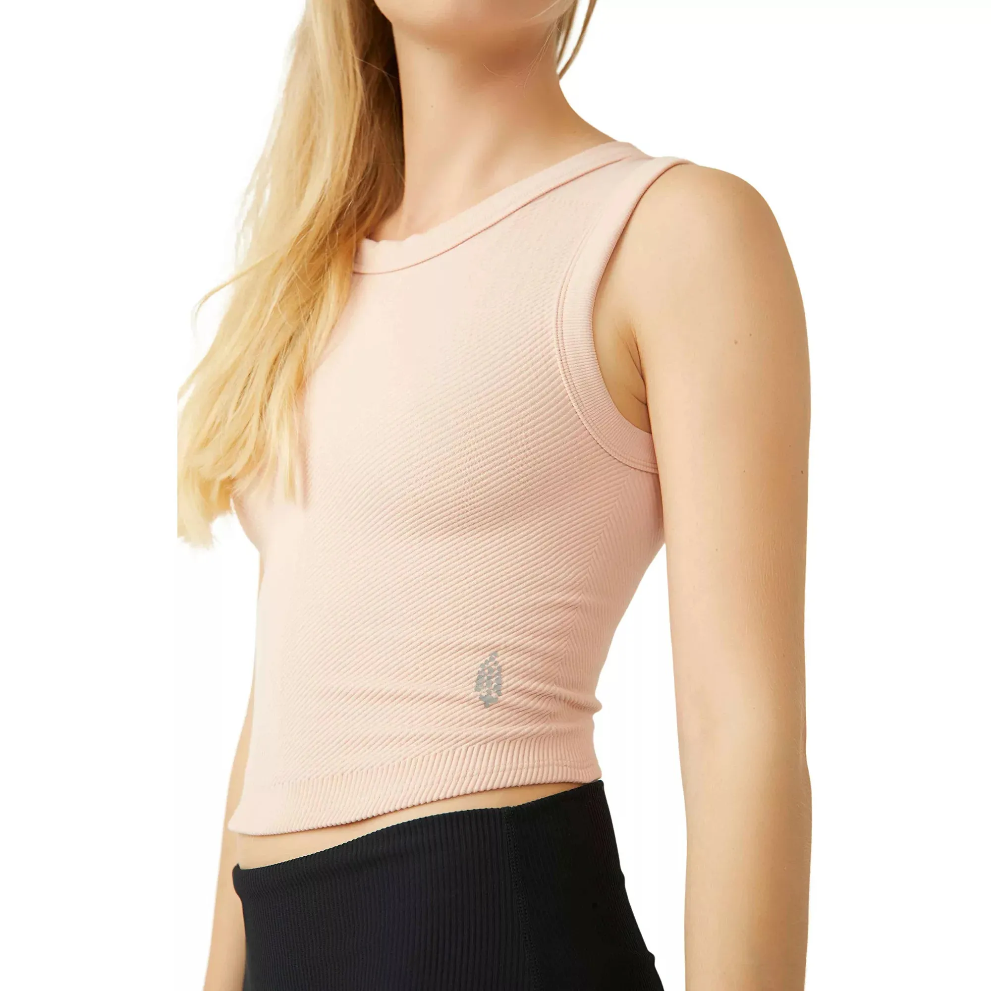 Free People Free Throw Muscle Tank - Pink Salt