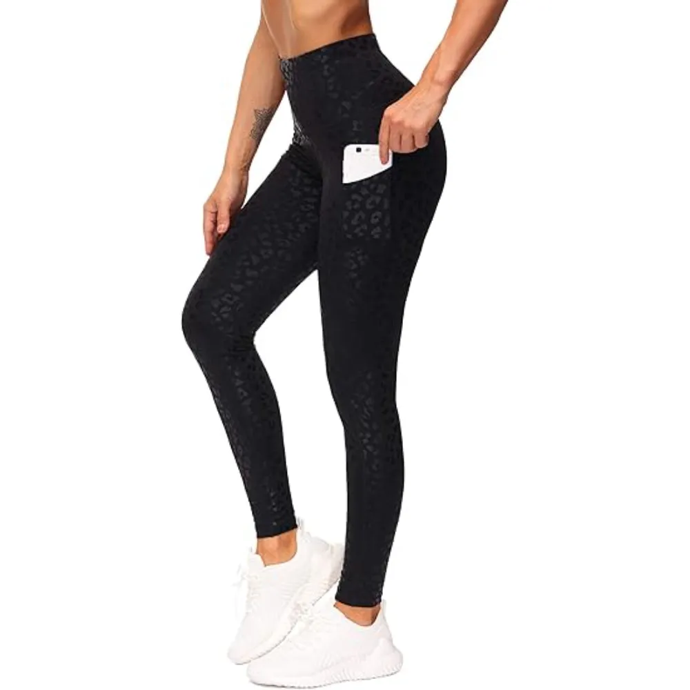 Full Length Yoga Leggings With Side Pockets For Workout