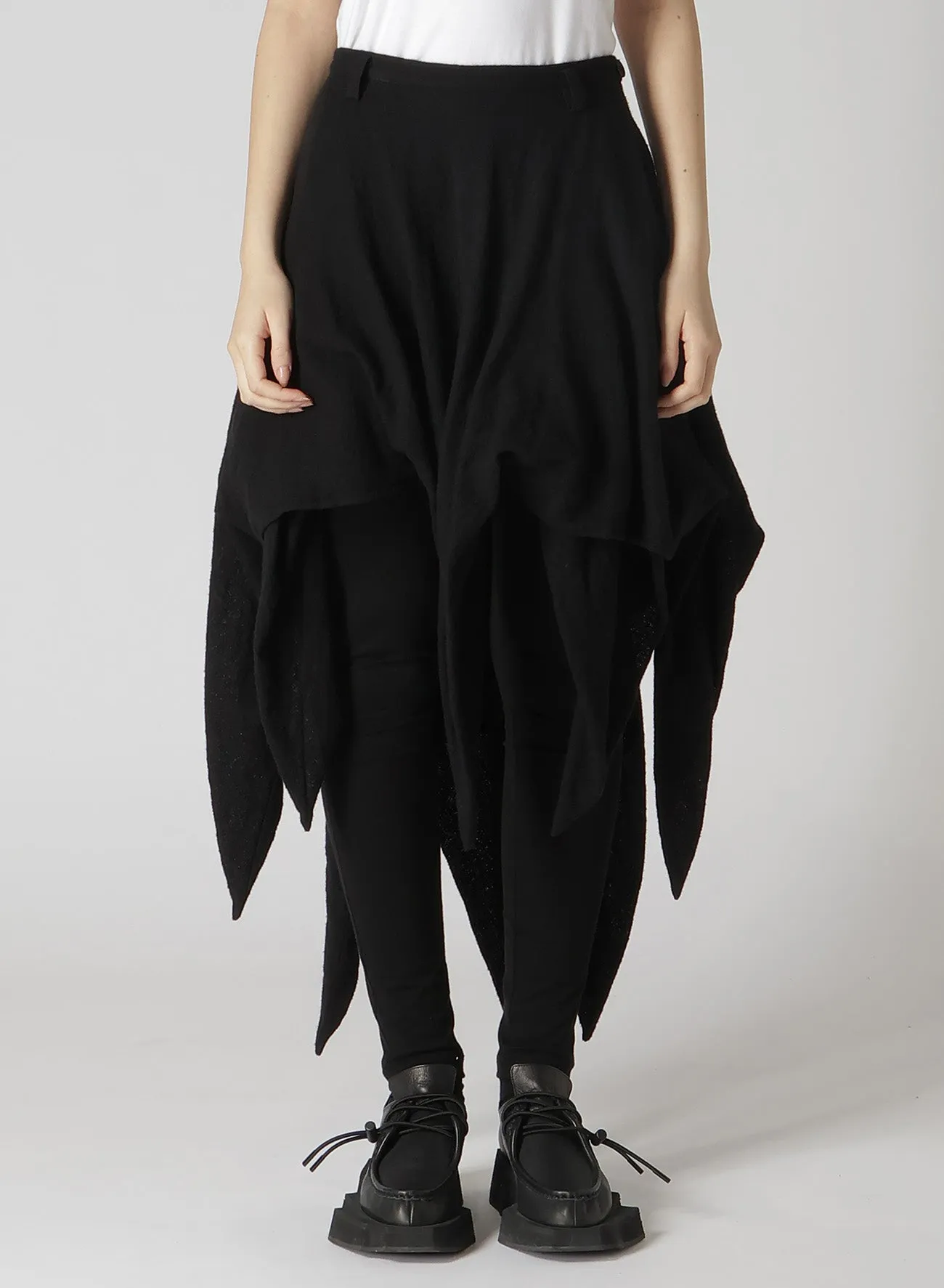 GAUZE THORN SKIRT