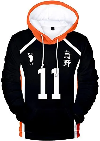 Haikyuu - Cosplay Costumes Jersey Hooded Sweater