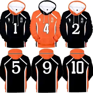 Haikyuu - Cosplay Costumes Jersey Hooded Sweater