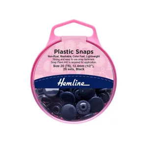 Hemline KAM Style Plastic Snaps (25 sets)