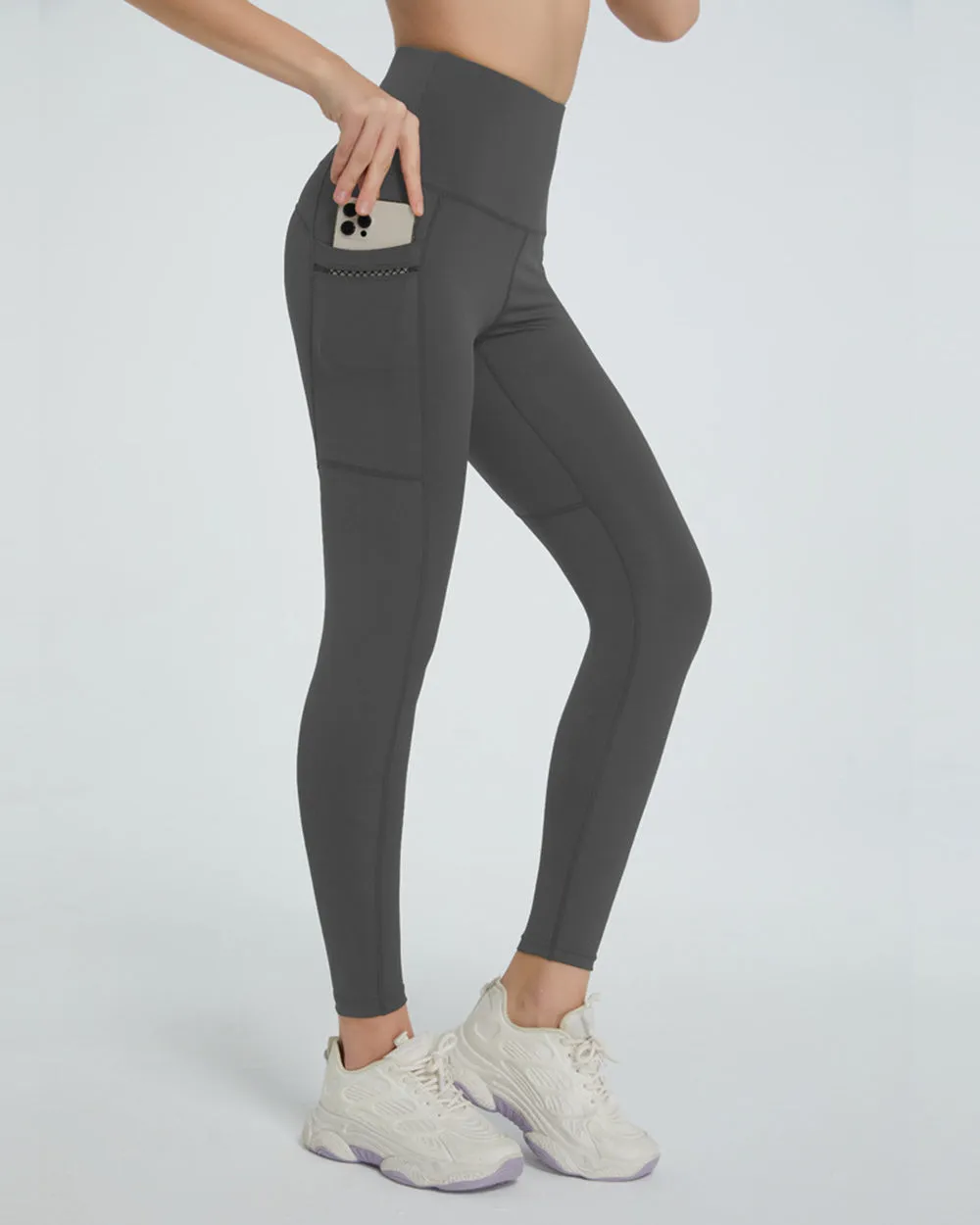 High Waist Active Leggings With Pockets