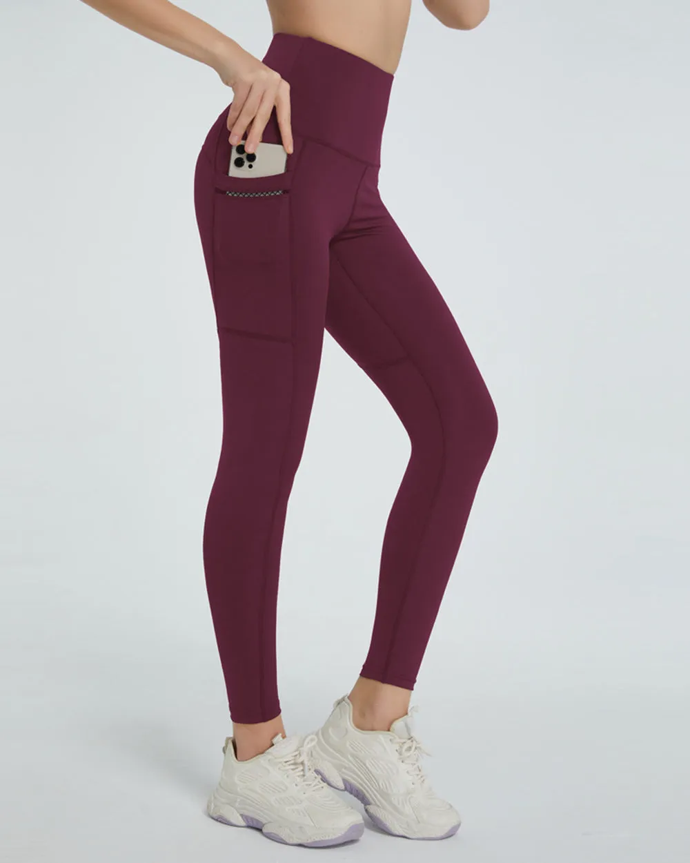 High Waist Active Leggings With Pockets