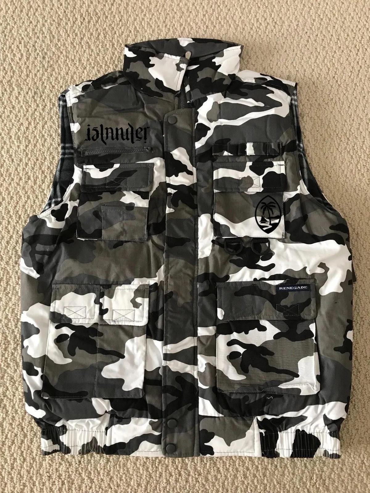 Islander Camo Sleeveless Jackets