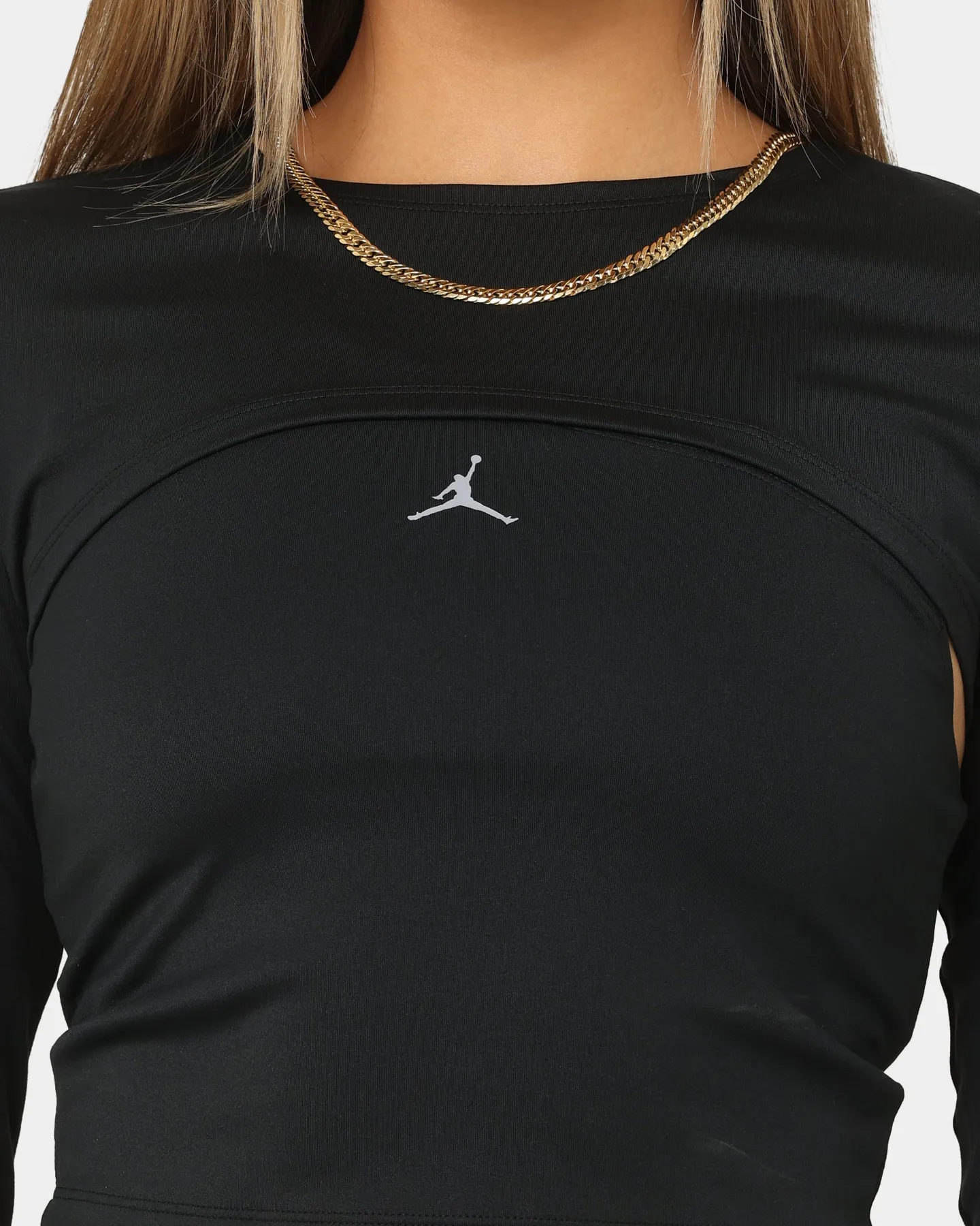 Jordan Women's Sport 2-In-1 T-Shirt Black/Stealth