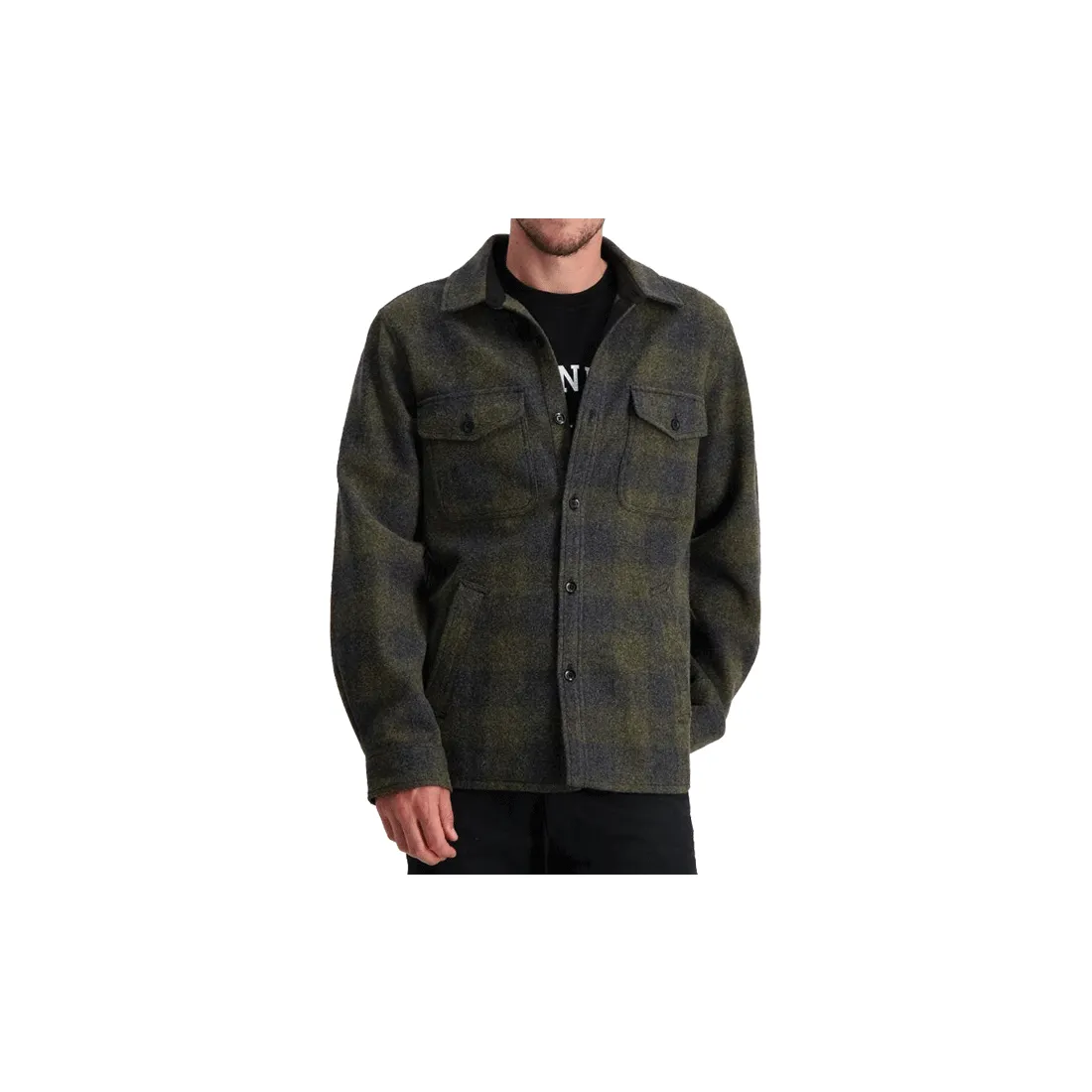 Kiaraki Wool Shacket - Forest