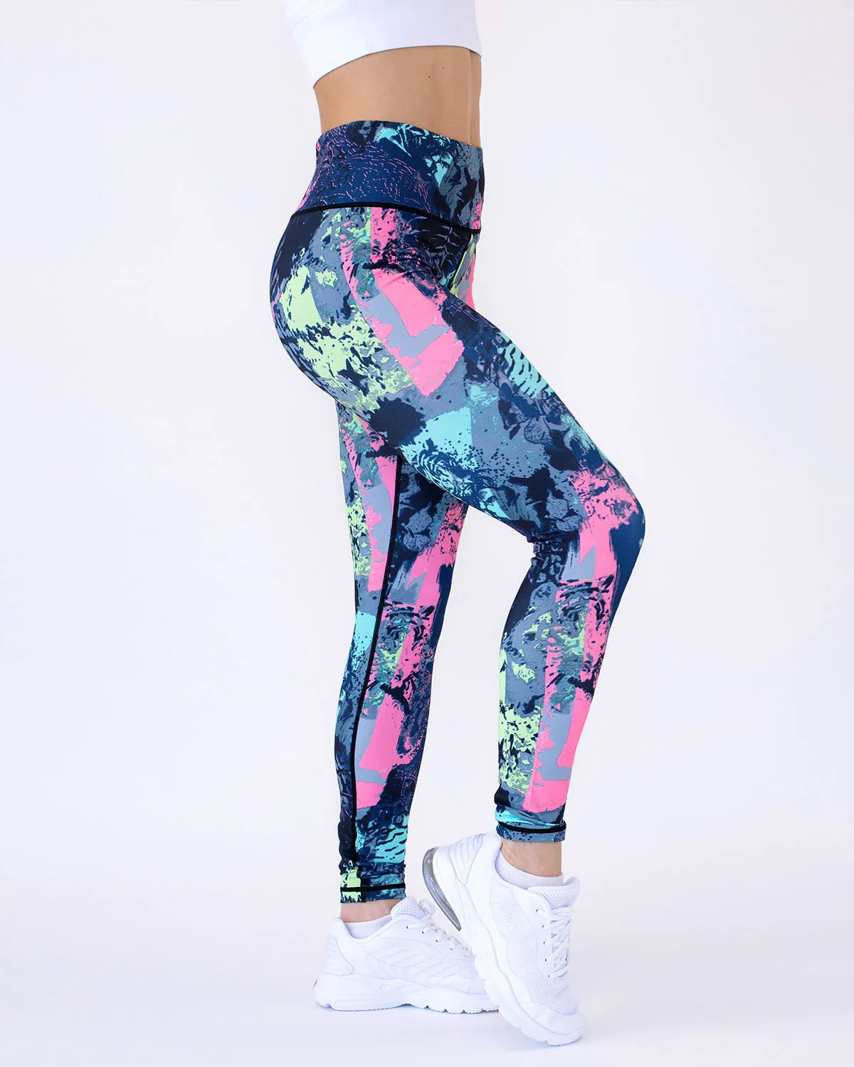 La Peinture Abstract Leggings