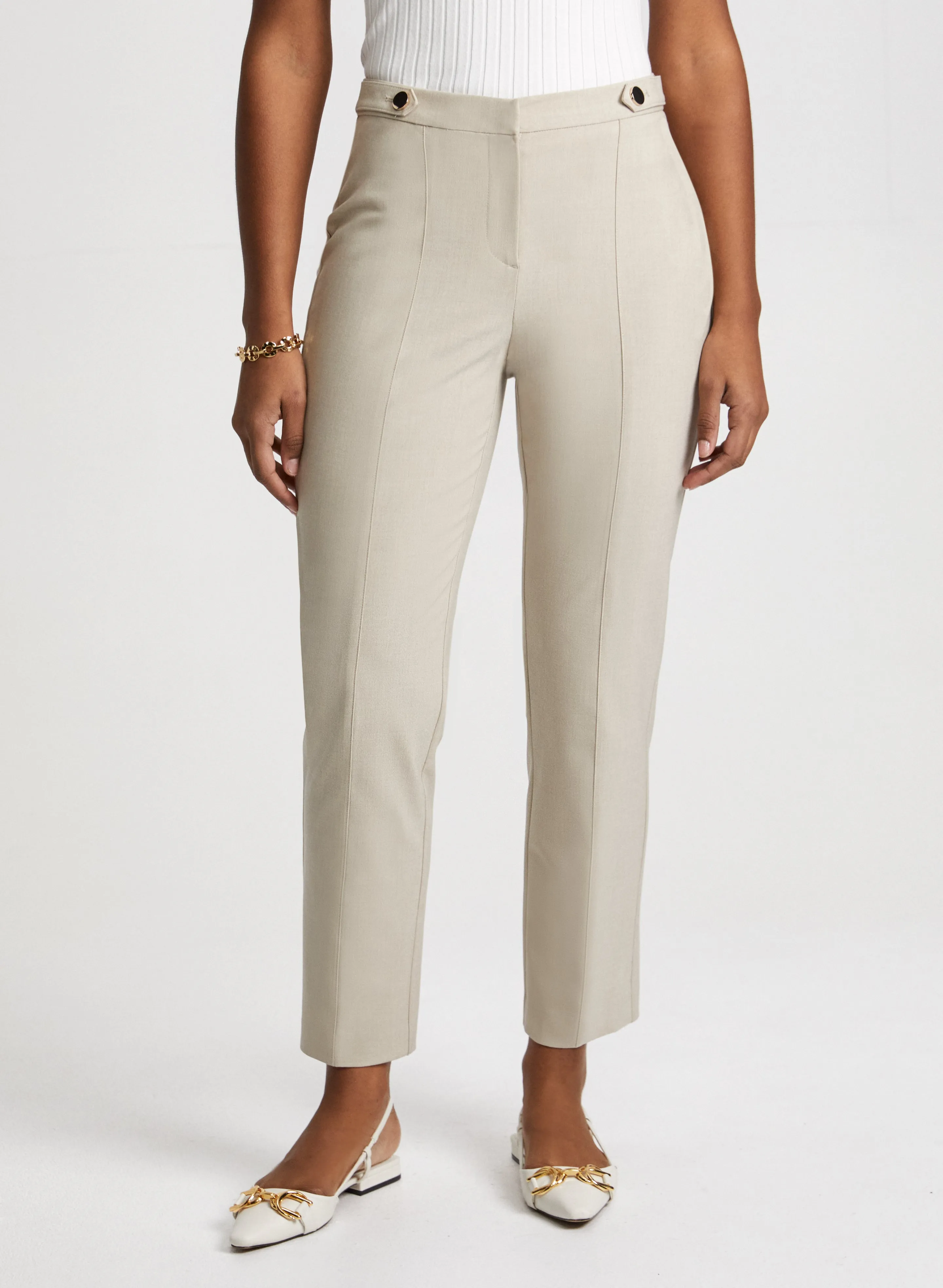 Mia Straight-Leg Pants - Short