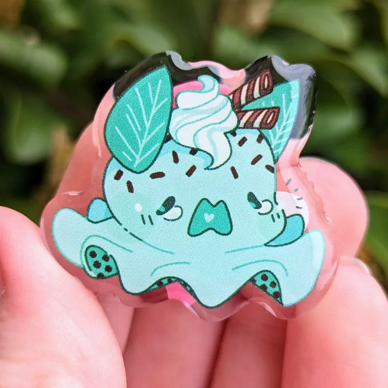 Octo Ice Cream Acrylic Pins