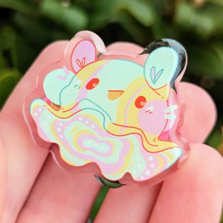 Octo Ice Cream Acrylic Pins