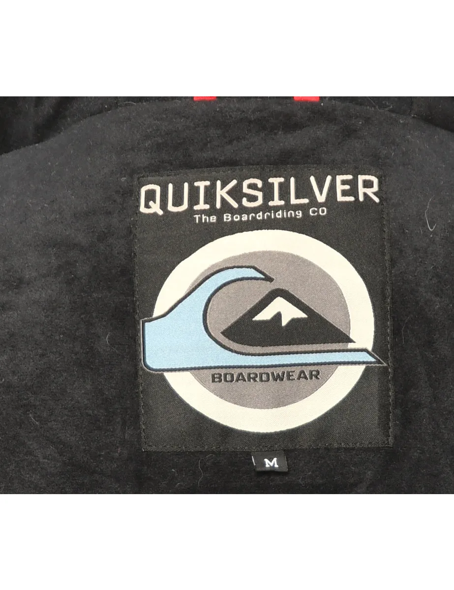 Red, Black & White Quicksilver Mountaineering Jacket - M