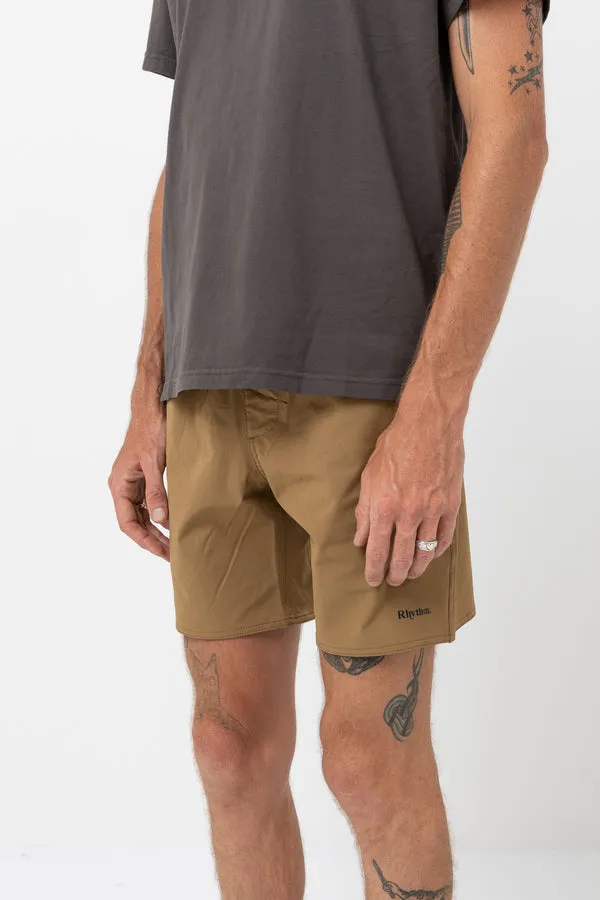 Rhythm - Textured Beach Jam Short - Butterscotch