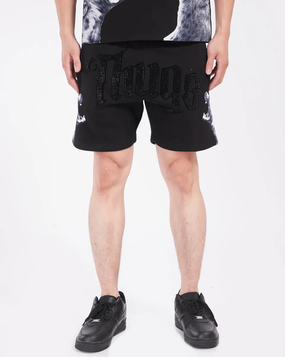 Roku Studio Thug Life Hyena Fleece Short Black