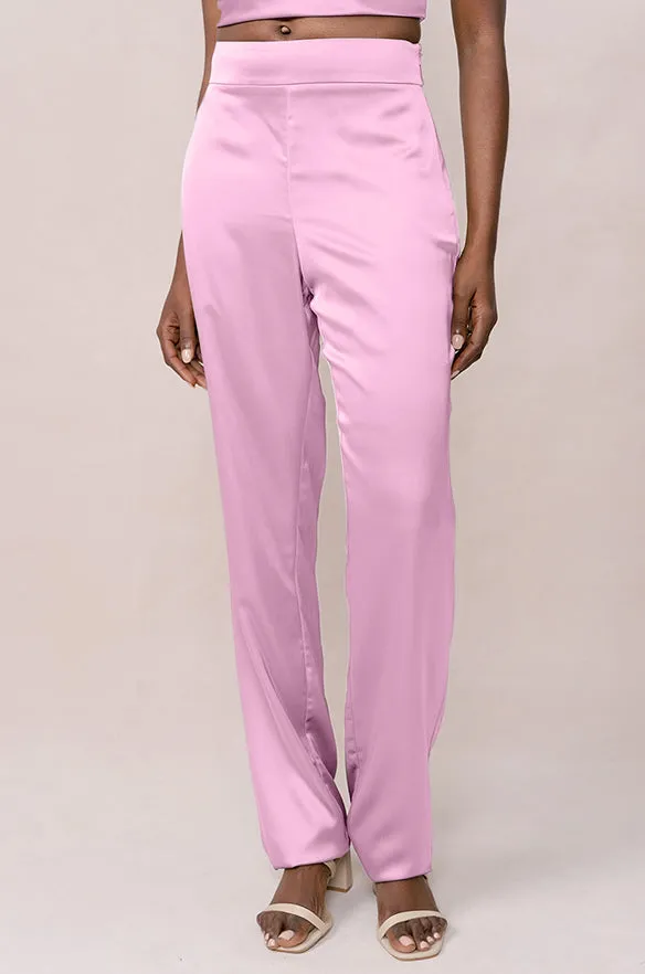 Ruby Satin Pants | Made To Order