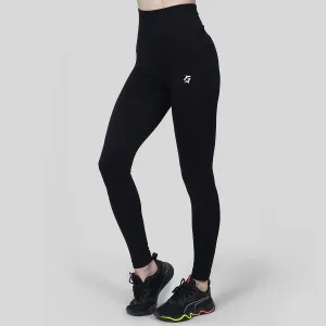 Runched Seamless Leggings (Black)