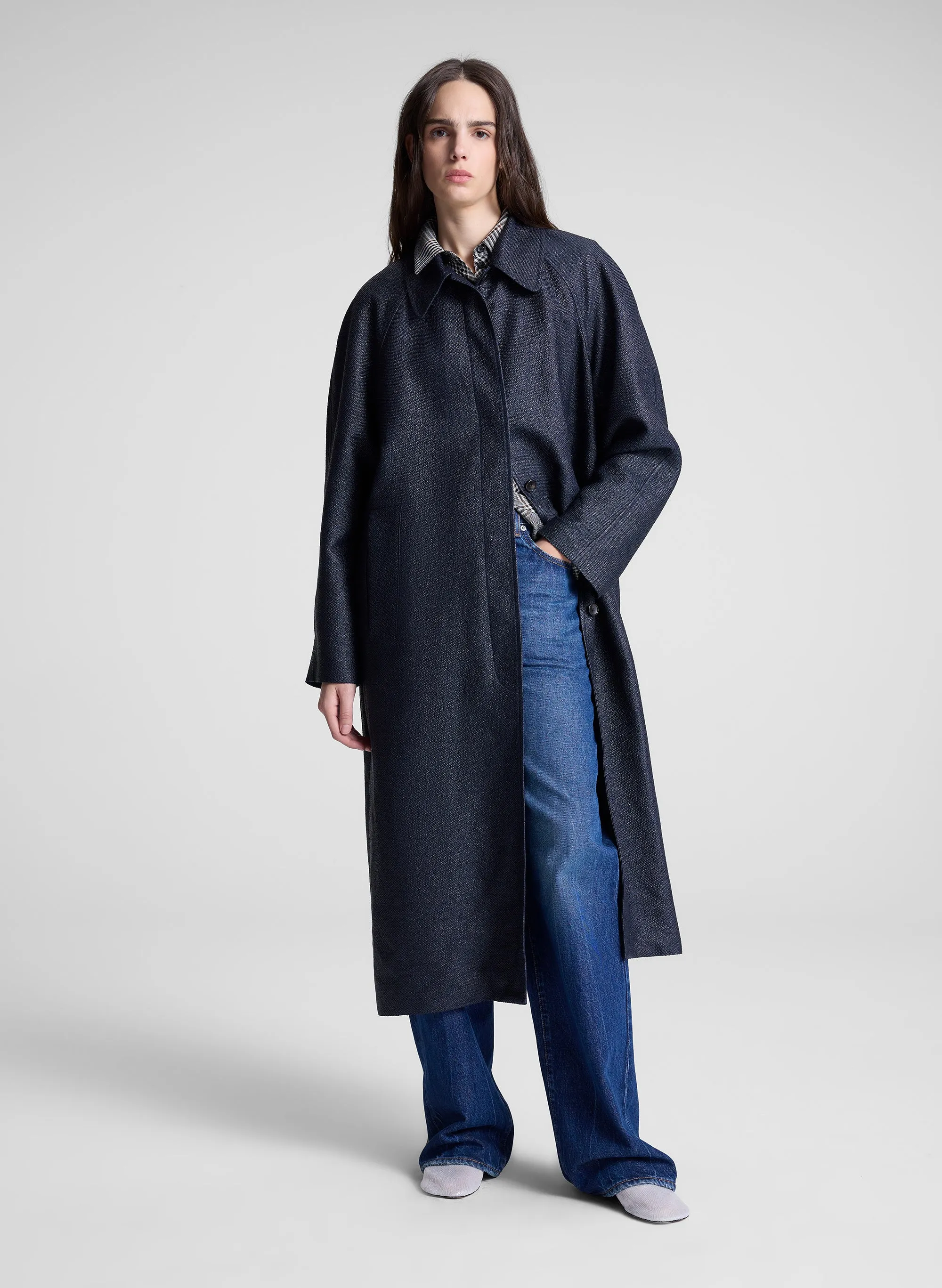 Spencer Raffia Coat