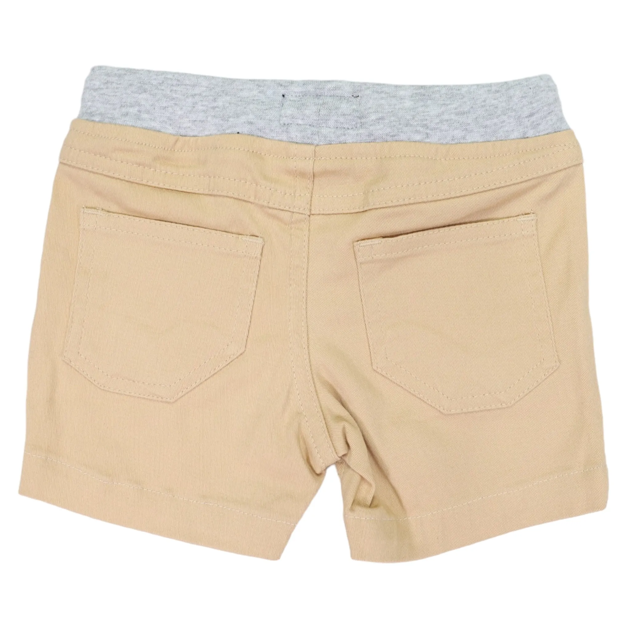 Stretch Twill Short with Drawstring Sheepskin