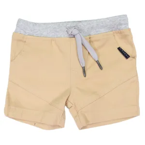 Stretch Twill Short with Drawstring Sheepskin