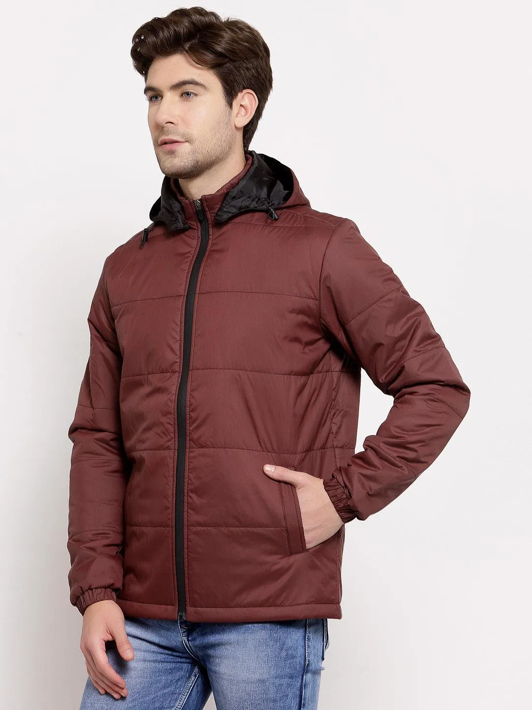 Style Quotient Mens Solid Quilted Jackets