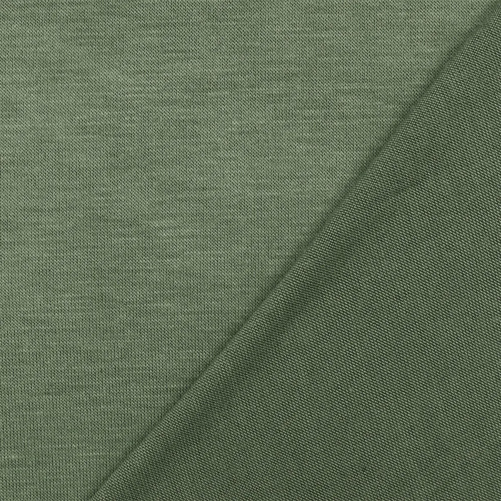 Succulent Green Solid Stretch Rayon Jersey Knit Fabric