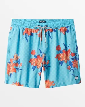 Sundays Layback 17" Elastic Waist Shorts - Bay Blue