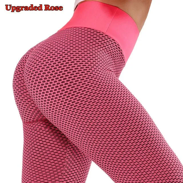 Textured Scrunch Butt Legging - High Waist Fitness Leggings for Women