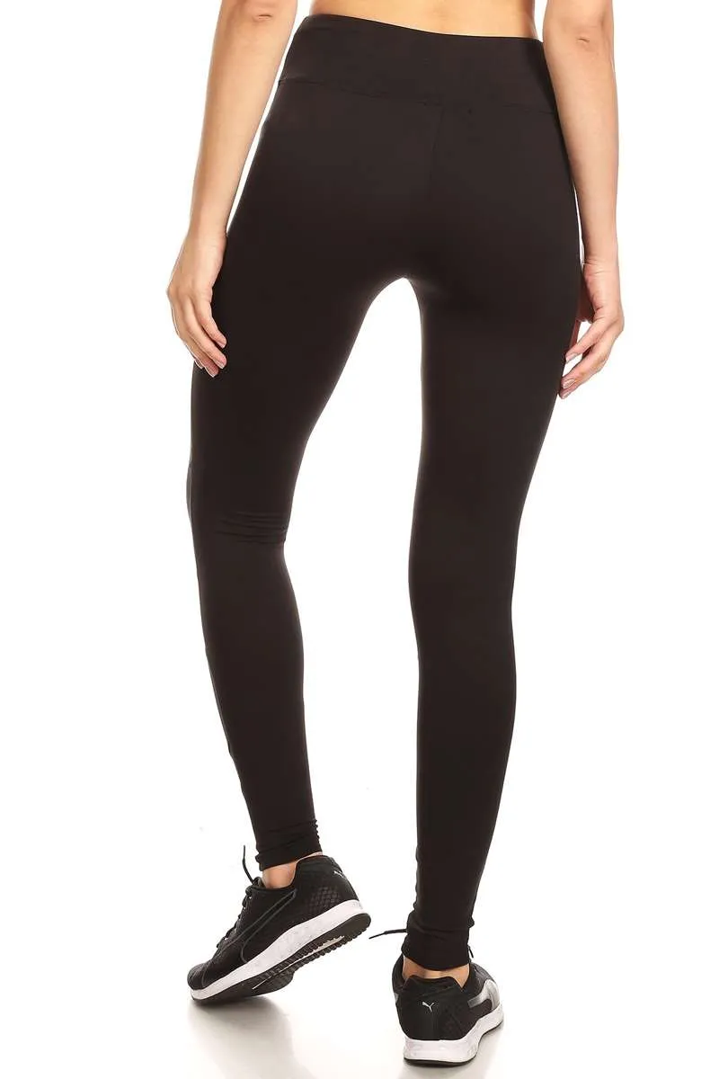 The Sculpting Point - Black Mesh Leggings