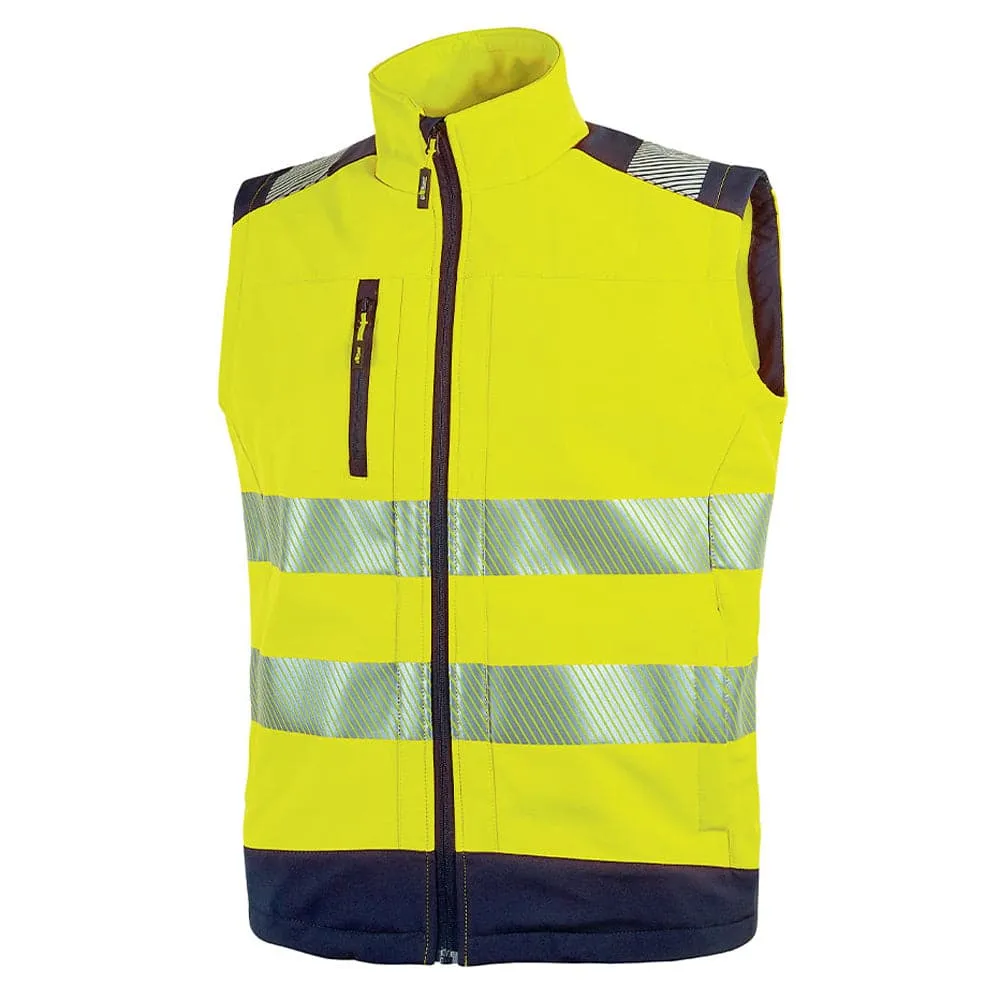 U-Power Dany Hi-Vis Softshell Water Resistant Gilet Bodywarmer