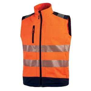 U-Power Dany Hi-Vis Softshell Water Resistant Gilet Bodywarmer