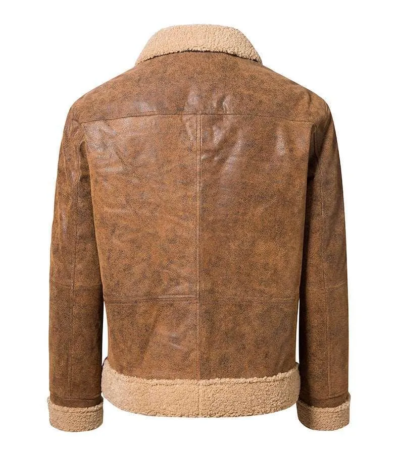 Vintage Casual American Leather Jacket