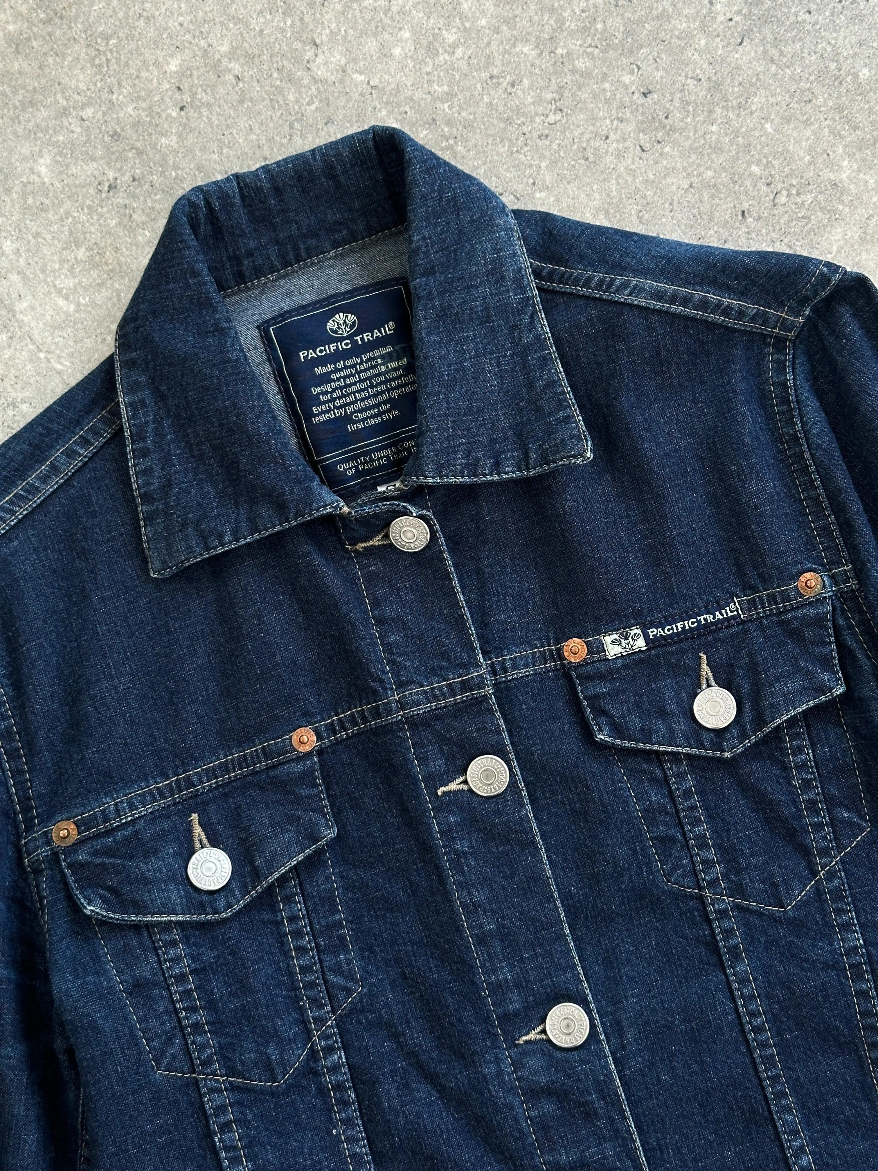 Vintage Fitted Denim Jacket - XS/S