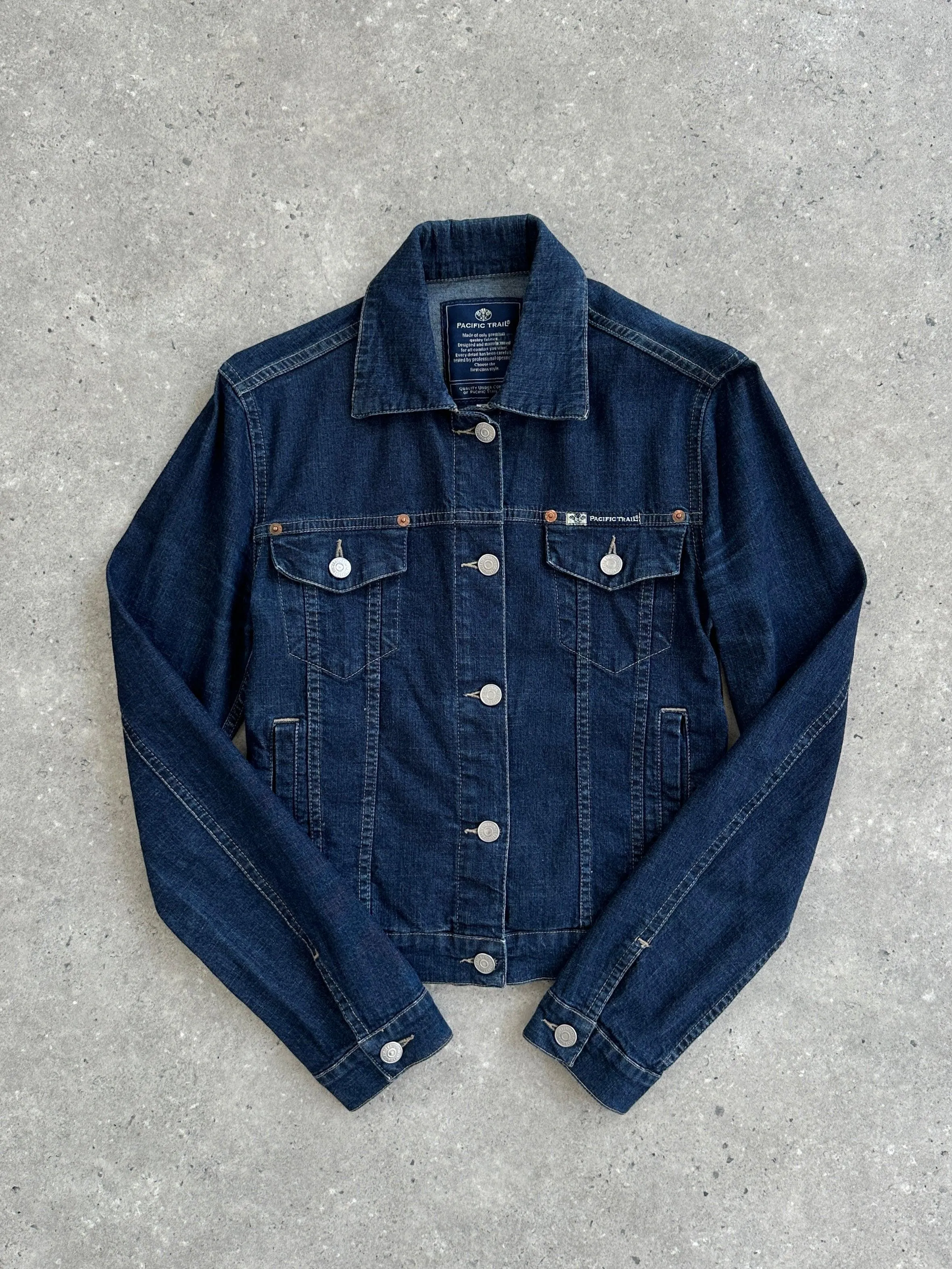 Vintage Fitted Denim Jacket - XS/S