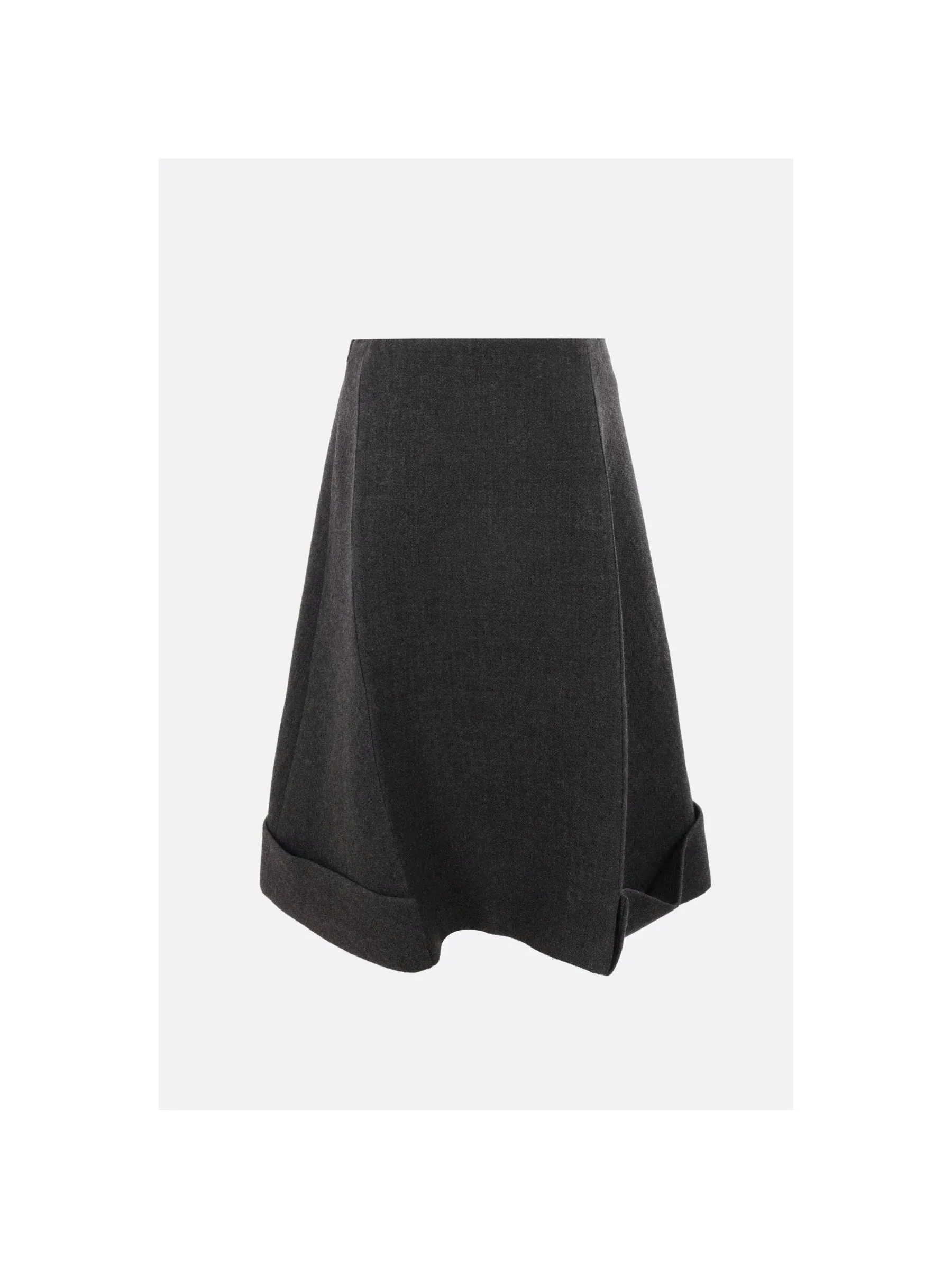 Vintage Look Stitch Midi Skirt