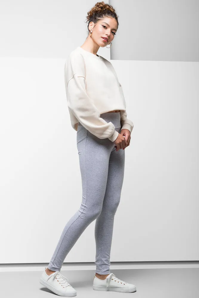 Wide Waist Legging Grey